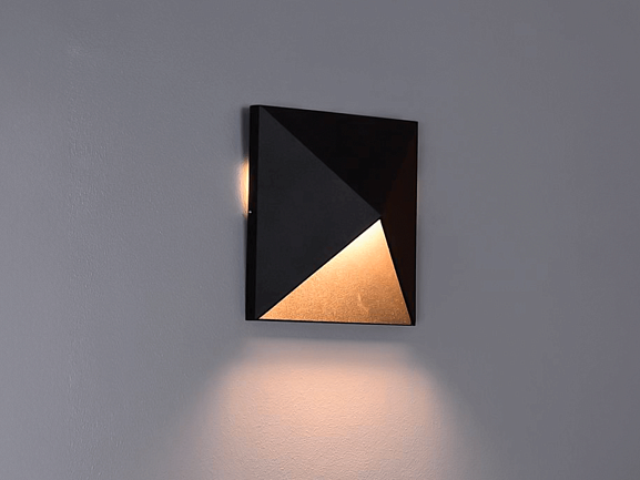 'Светильник настенный JY KONVERT-SQ черный, LW-A0039A-BL-WW. Фото 2