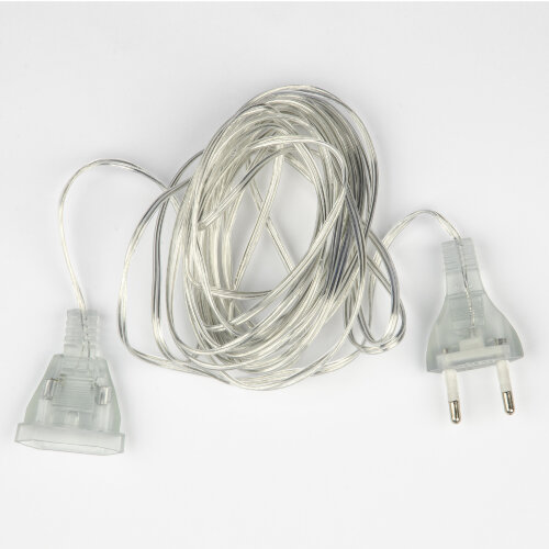 UCX-Y25/100W-500 CLEAR Удлинитель для подключения гирлянд, 5м. 100 Вт. Тип Y25. Прозрачный. ТМ Uniel - фото