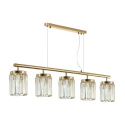 Люстра линейная «ODEON LIGHT» 4987/5, серия: VASSA (крепление на планке)