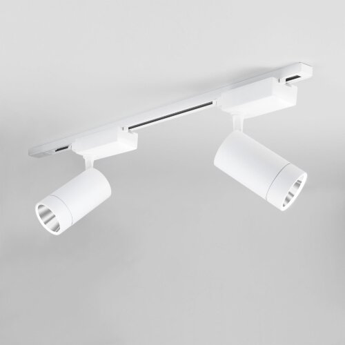 Трековый светодиодный светильник для однофазного шинопровода Baril Белый 40W 4200K - Фото 2