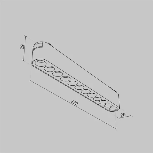 Трековый светильник Points Radity 3000K 12Вт 36° (Черный) - фото 9