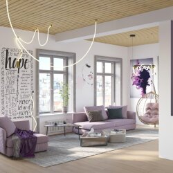 Потолочный/подвесной встаиваемый «ODEON LIGHT» 4399/40CL, серия: CORDA (встраиваемый) - Канат