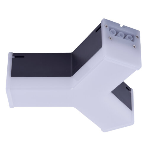 ULO-N11Y-10W-4000K IP40 BLACK Светильник светодиодный Y-образный, Белый свет 4000K, 1000Лм, Алюминий, Цвет черный, TM Uniel - фото 1