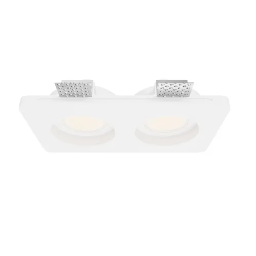 Встраиваемый светильник Gyps Modern GU10 2x10Вт (Белый) - фото
