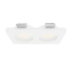 Встраиваемый светильник Gyps Modern GU10 2x10Вт (Белый)