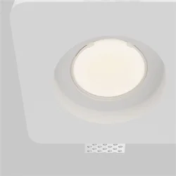 Встраиваемый светильник Gyps Modern GU10 2x10Вт (Белый)