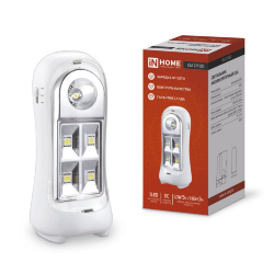 Светильник светодиодный аварийный СБА 2215DC 4+1LED 600mAh lithium battery DC IN HOME
