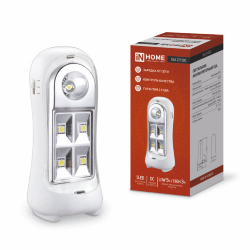 Светильник светодиодный аварийный СБА 2215DC 4+1LED 600mAh lithium battery DC IN HOME