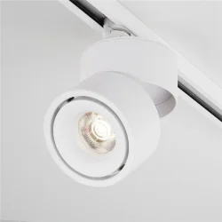 Трековый светодиодный светильник для однофазного шинопровода Klips белый 15W 4200K (1 шт.) LTB21 (040437)