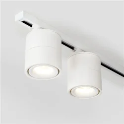 Трековый светодиодный светильник для однофазного шинопровода Klips белый 15W 4200K (1 шт.) LTB21 (040437)