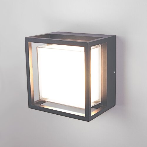 Уличный настенный светодиодный светильник Серый - Фото 2