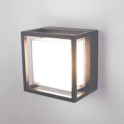 Уличный настенный светодиодный светильник Серый 1533 TECHNO LED (052254)