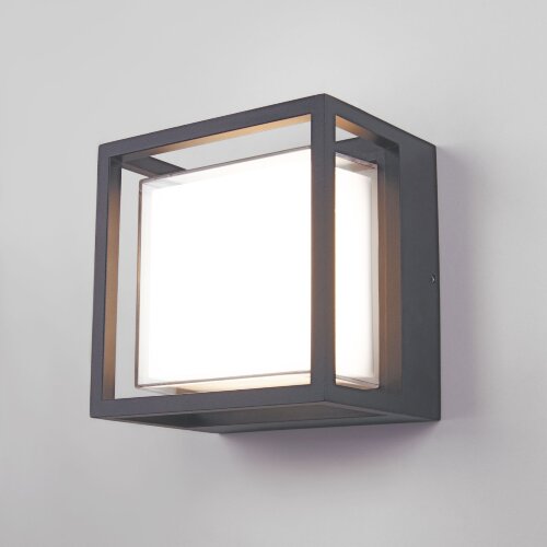 Уличный настенный светодиодный светильник Серый - Фото 4