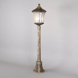 Уличный светильник на столбе Virgo F черное золото IP44 GLXT-1450F черное золото (031929)