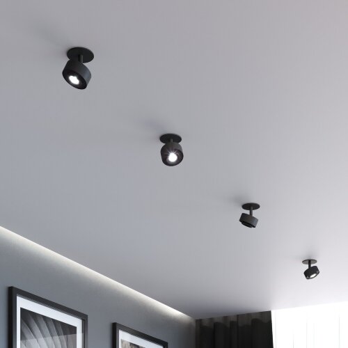 Потолочный светодиодный светильник Only 6W 4000K чёрный - Фото 5