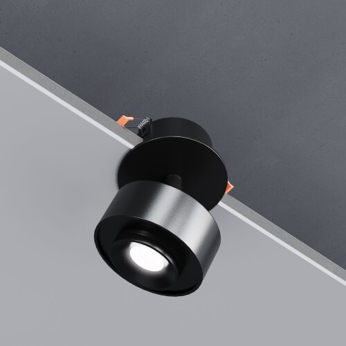 Потолочный светодиодный светильник Only 6W 4000K чёрный - Фото 3