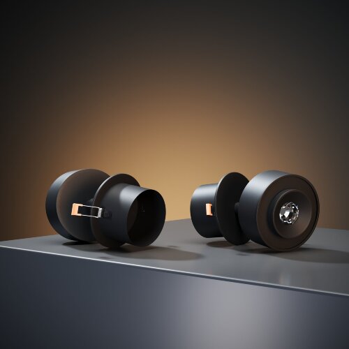 Потолочный поворотный светодиодный светильник Only 6W 4000K чёрный - Фото 4