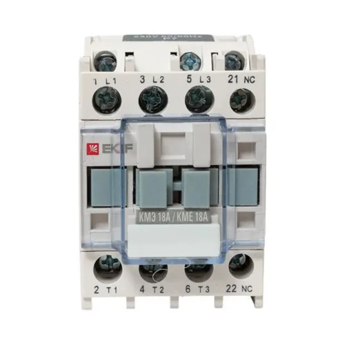 Контактор КМЭ 18А кат. 220В AC 1НЗ EKF ctr-s-18-220-nc - фото 3