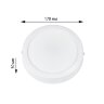 ULM-Q240 12W-4000K WHITE Светильник светодиодный накладной, Белый свет 4000K, Корпус белый - фото 8