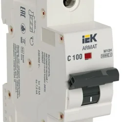 Выключатель автоматический модульный 1п C 100А M10H ARMAT IEK AR-M10H-1-C100