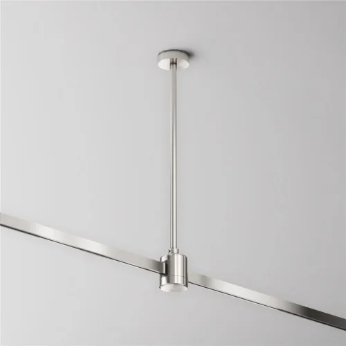 Крепление потолочное Medium 300мм с прямым коннектором питания Flarity платина (Платина) - фото 2