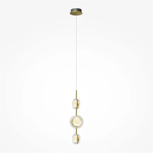 Подвесной светильник Pharao 3000К 21Вт (Черный и Латунь) - фото 9