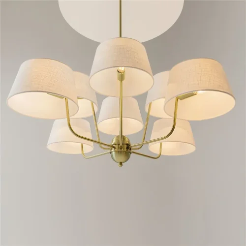 Подвесной светильник Modesto E14x8 (Латунь) - фото 12