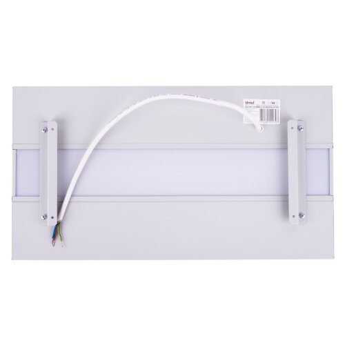 ULO-K16B 2x16W-4000K-L50 5W-3000K IP44 LIGHT GREY Светильник линейный светодиодный подвесной с фоновой подсветкой, Белый свет 4000К, Алюминий, Цвет светло-серый, TM Uniel - фото 4