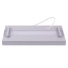 ULO-K16B 2x16W-4000K-L50 5W-3000K IP44 LIGHT GREY Светильник линейный светодиодный подвесной с фоновой подсветкой, Белый свет 4000К, Алюминий, Цвет светло-серый, TM Uniel - фото 7
