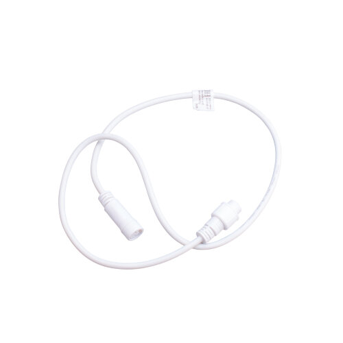 UCX-F90 E-1M-WH Удлинитель для гирлянд серии F90PRO, 1м, Статика-мерцание, IP67, Белый, TM Uniel - фото 1