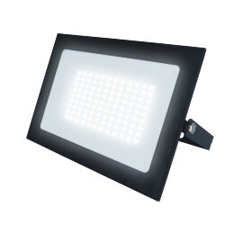 ULF-F21-100W-4000K IP65 200-250В BLACK Прожектор светодиодный, Белый свет 4000K, Корпус черный, TM Uniel