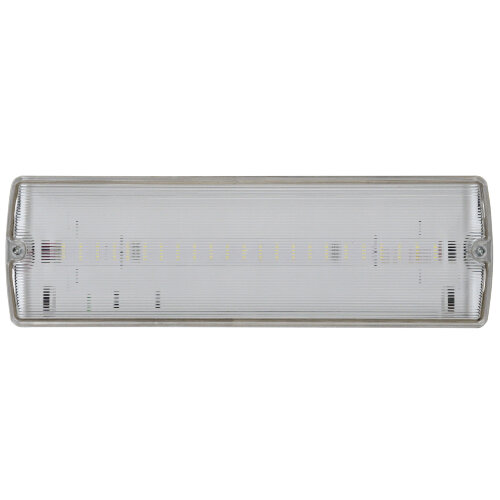 ULR-E51-10W-4000K WHITE ВЫХОД-EXIT S01 Светильник светодиодный аварийного освещения, влагозащищенный, IP65, Белый свет 4000K, Встроенный аккумулятор, Корпус белый - фото 2