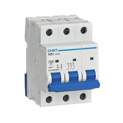 Выключатель автоматический модульный 3п C 40А 10кА NB1-63H (R) CHINT 179875 - фото