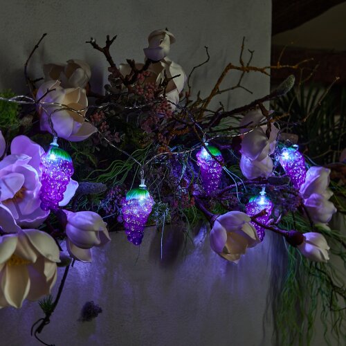 ULD-S0400-010-STB-2AA WHITE IP20 GRAPES Гирлянда светодиодная на батарейках 2AA не в-к, Виноград, 4м, 10 светодиодов, Белый свет, Провод прозрачный. - фото 6