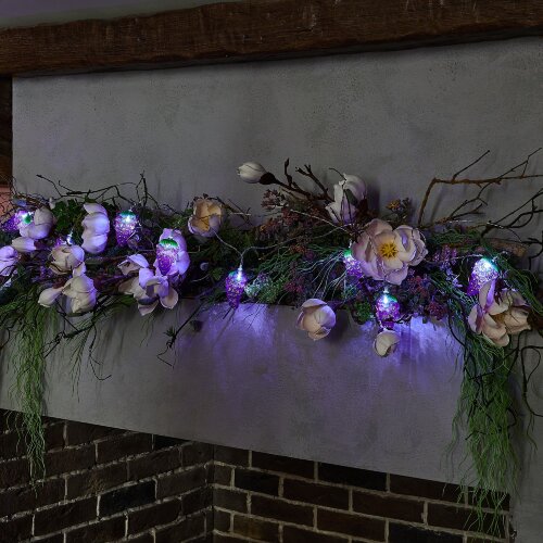 ULD-S0400-010-STB-2AA WHITE IP20 GRAPES Гирлянда светодиодная на батарейках 2AA не в-к, Виноград, 4м, 10 светодиодов, Белый свет, Провод прозрачный. - фото 7