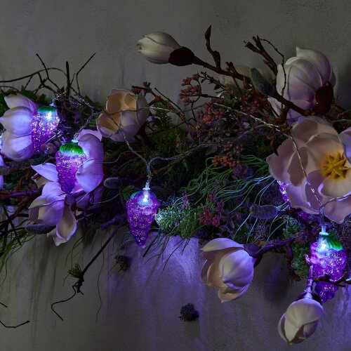 ULD-S0400-010-STB-2AA WHITE IP20 GRAPES Гирлянда светодиодная на батарейках 2AA не в-к, Виноград, 4м, 10 светодиодов, Белый свет, Провод прозрачный. - фото 8