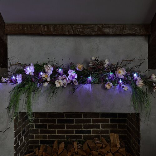 ULD-S0400-010-STB-2AA WHITE IP20 GRAPES Гирлянда светодиодная на батарейках 2AA не в-к, Виноград, 4м, 10 светодиодов, Белый свет, Провод прозрачный. - фото 9