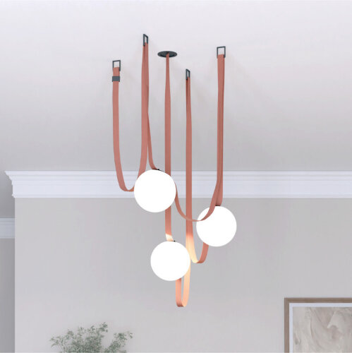 DK5551-BK Cветильник для трека-ремня Belty, серия Orb, со светодиодом, D150*H147мм, 48V DC, 10W, RA90, 120°, 3000K, IP20, белый, акрил. Фото 9