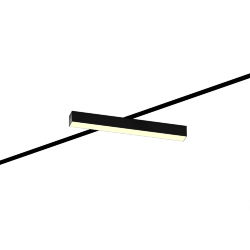 Трековый светильник 6063 5050 TR2 (RAL9005/500mm/Prizma — 3K/19W)
