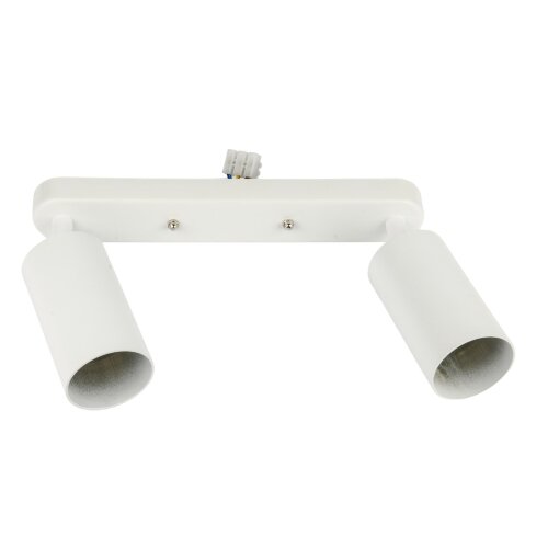 DLC-S620 GU10x2 WHITE Светильник декоративный накладной, серия Sotto, Без ламп, цоколь GU10x2шт, Металл, Белый, TM Fametto - фото 2