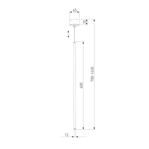 Подвесной светодиодный светильник Flinn 3W 4000К черный 50262 LED - фото 7