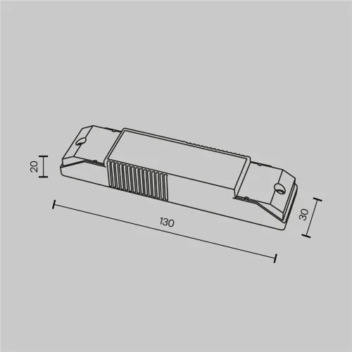 Источник питания TRIAC 5-12Вт IP20 (Белый) PSL-TR40-150-300mA - фото 4