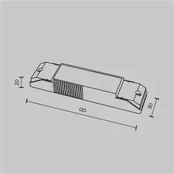 Источник питания TRIAC 5-12Вт IP20 (Белый) PSL-TR40-150-300mA