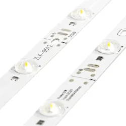 Линейка фронтальная светодиодная ELF 12SMD2835, 12В, 0.95м, с линзами 170гр, ,белый 6500-7000K