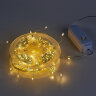 ULD-S1000-250-DTA WARM WHITE IP20 DEWDROP Гирлянда светодиодная Роса, 10м, 250 светодиодов, Теплый белый свет, Провод прозрачный - фото 5
