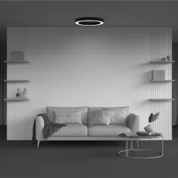 Потолочный светильники Lua 4000К 45Вт 120° (Черный)