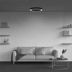 Потолочный светильники Lua 4000К 45Вт 120° (Черный)