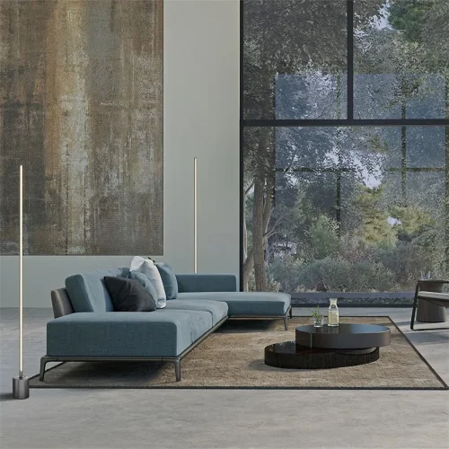 Напольный светильник (торшер) Flow 3000-6000К 25Вт (Черный) - фото 7