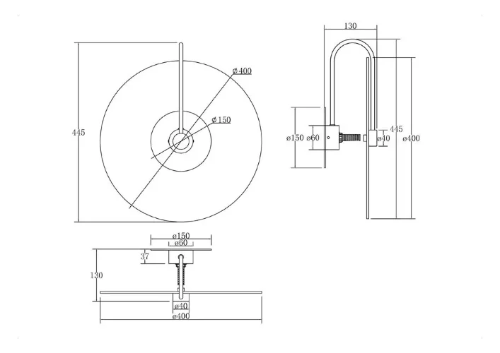 Настенный светильник (бра) Mare G9x1 (Хром) - фото 2