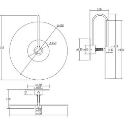 Настенный светильник (бра) Mare G9x1 (Хром)